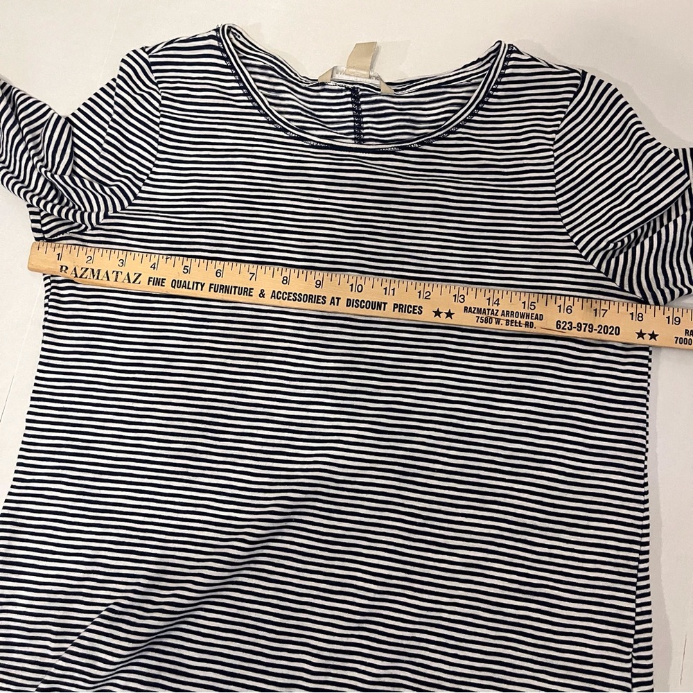 Banana Republic blue and white long sleeve t-shirt size small. - Picture 7 of 7